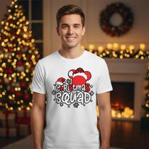 Camisa camiseta blusa natal basica personagem branca