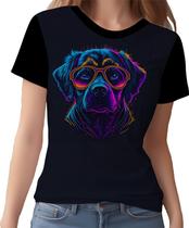 Camisa Camiseta Cachorro Neon Cão Animais de Estimação 5