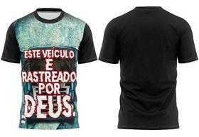 Camisa Camiseta Caminhão Caminhoneiro Rastreado Por Deus Rota262