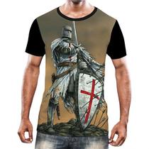 Camisa Camiseta Cavaleiros Templários Cruzadas Armaduras 4 - Enjoy Shop