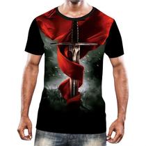 Camisa Camiseta Cavaleiros Templários Cruzadas Armaduras 9