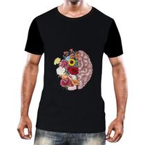 Camisa Camiseta Cérebro Inteligência Mental Psicologia HD 1