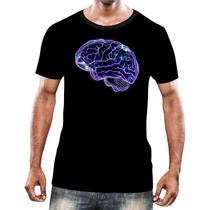 Camisa Camiseta Cérebro Inteligência Mental Psicologia HD 12 - Enjoy Shop