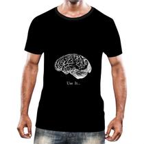 Camisa Camiseta Cérebro Inteligência Mental Psicologia HD 2 - Enjoy Shop