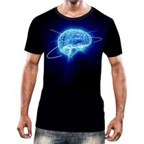 Camisa Camiseta Cérebro Inteligência Mental Psicologia HD 3 - Enjoy Shop