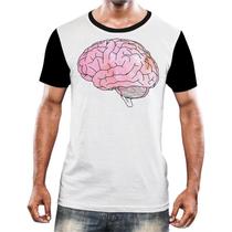 Camisa Camiseta Cérebro Inteligência Mental Psicologia HD 5 - Enjoy Shop