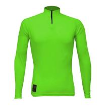 Camisa camiseta ciclismo king proteção uv50 manga longa neon verde - tam ex