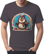 Camisa Camiseta Color Chefe Pinguim Cozinheiro Cozinha 1