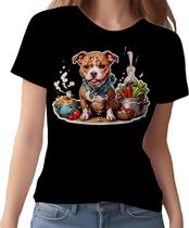 Camisa Camiseta Color Chefe Pitbull Cozinheiro Cozinha 4