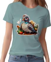 Camisa Camiseta Color Chefe Pombo Cozinheiro Cozinha 2