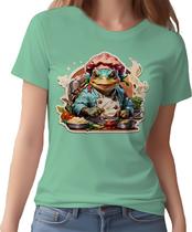 Camisa Camiseta Color Chefe Tartaruga Cozinheira Cozinha 3