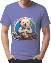 Camisa Camiseta Color Chefe Urso Cozinheiro Cozinha HD 1