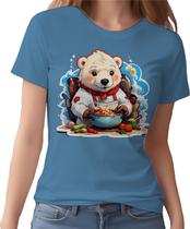 Camisa Camiseta Color Chefe Urso Cozinheiro Cozinha HD 10 Camisa Camiseta Color Chefe Urso Cozinheiro Cozinha HD 10