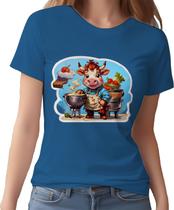 Camisa Camiseta Color Chefe Vaquinha Cozinheira Cozinha 4