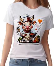 Camisa Camiseta Color Chefe Vaquinha Cozinheira Cozinha 8 Camisa Camiseta Color Chefe Vaquinha Cozinheira Cozinha 8