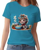Camisa Camiseta Color Chefe Zebra Cozinheira Cozinha 4