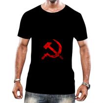 Camisa Camiseta Comunista Comunismo Foice Martelo Art 1 - Enjoy Shop