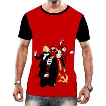 Camisa Camiseta Comunista Comunismo Foice Martelo Art 2