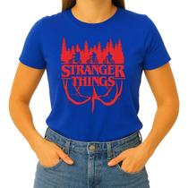 Camisa Camiseta de Algodão Masculina Feminina Unissex SÉRIE Stranger Thingss MD1