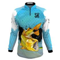 Camisa Camiseta de pesca proteção UV50+ SK10D - Super King