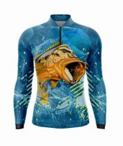 Camisa Camiseta de pesca proteção UV50+ SK25tucunare