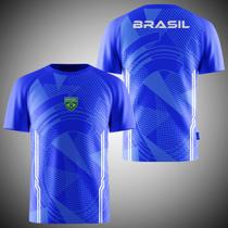 Camisa Camiseta DryFit Futebol Esporte Coleção Países Seleções Copa do Mundo 2026 Mundial Confortável 100 Poliéster