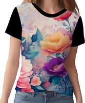 Camisa Camiseta Estampa Art Floral Flor Natureza Florida 7