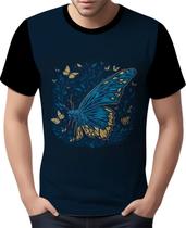 Camisa Camiseta Estampada Borboleta Mariposa Insetos HD 4 Camisa Camiseta Estampada Borboleta Mariposa Insetos HD 4