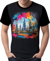 Camisa Camiseta Estampada Dubai Cidade Ostentação HD 2