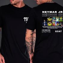 Camisa Camiseta Estampada Neymar Junior Personalizada Top Unissex