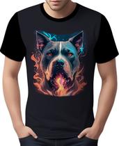 Camisa Camiseta Estampada Pitbull Cachorro Guarda Cão 2