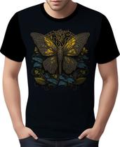 Camisa Camiseta Estampada Steampunk Borboleta Tecnovapor 4