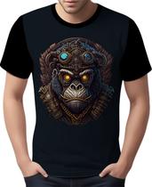 Camisa Camiseta Estampada Steampunk Gorila Tecnovapor 2 Camisa Camiseta Estampada Steampunk Gorila Tecnovapor 2