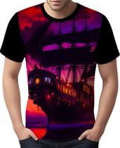 Camisa Camiseta Estampada Steampunk Navio Embarcação HD 5