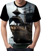 Camisa Camiseta Estampada Steampunk Navio Embarcação HD 7