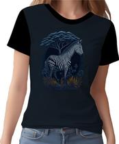 Camisa Camiseta Estampada T-shirt Animais Zebra Listras HD 1