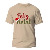 Camisa Camiseta Feliz Natal 100% Algodão Premium Malha 30.1 Unissex