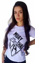 Camisa Camiseta Feminina Baby Look Academia Luta Muay Thai