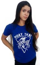 Camisa Camiseta Feminina Baby Look Academia Muay Thai Luta