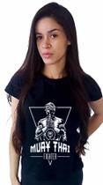 Camisa Camiseta Feminina Babylook Academia Luta Muay Thai