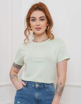 Camisa Camiseta Feminina Basica Algodão Fafenix Babylook T-shirt Elegantes