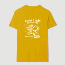 Camisa Camiseta Feminina Deixa A Mãe Curtir Em Paz Samba Carnaval Folia Bloco Confortável Tendência