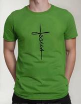 Camisa Camiseta Feminina Masculina Adulto Algodão Gospel Moda Evangélica Religiosa Jesus MOD1