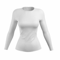 Camisa Camiseta Feminina Térmica com Proteção UV 50+ Manga Longa