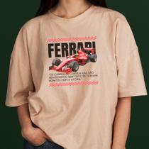 Camisa Camiseta Ferrari Malha Premium 100% Algodão Unissex