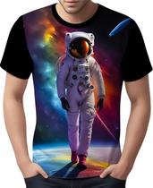 Camisa Camiseta Galaxias Astronauta Marte Lua Planetas 1 Camisa Camiseta Galaxias Astronauta Marte Lua Planetas 1