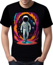 Camisa Camiseta Galaxias Astronauta Marte Lua Planetas 2