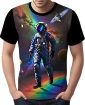 Camisa Camiseta Galaxias Astronauta Marte Lua Planetas 5