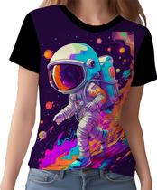 Camisa Camiseta Galaxias Astronauta Marte Lua Planetas 8