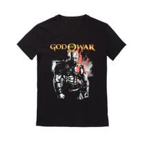 Camisa Camiseta Gamer Jogo God Of War Personagem Kratos Presentes Nerd Cosplay Otaku Geek